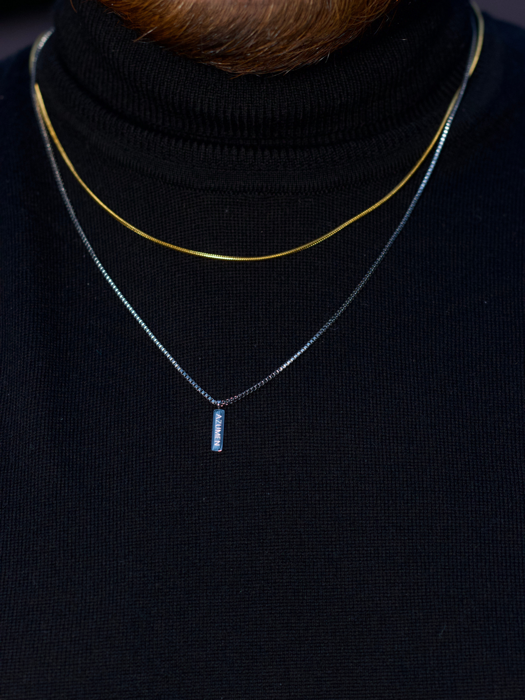 BOX PENDANT NECKLACE